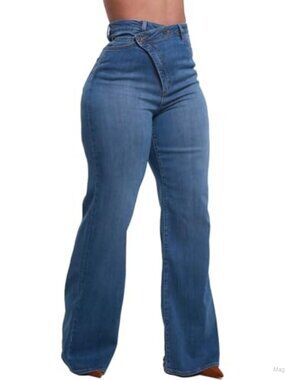 High Waist Wide Leg Jeans Baggy Denim Pants